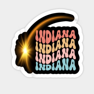 Indiana Total Solar Eclipse Sticker